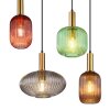 Globo NORMY Pendant Light gold, 8-light sources