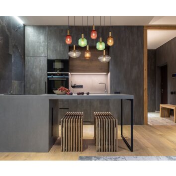 Globo NORMY Pendant Light gold, 8-light sources