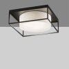 Fischer & Honsel Carre Ceiling Light black, 4-light sources