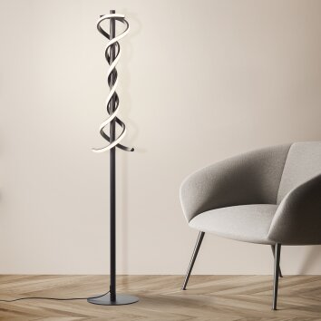 Brilliant Amalie Floor Lamp LED black, 1-light source