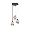 Reality Borka Pendant Light black, 3-light sources