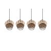 Reality Borka Pendant Light black, 4-light sources