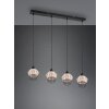 Reality Borka Pendant Light black, 4-light sources