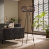 Vagney Floor Lamp matt nickel, black, 1-light source