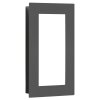 LCD Lamberg Outdoor Wall Light LED grey, 1-light source, Motion sensor