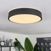 Samaira Ceiling Light LED black, white, 1-light source