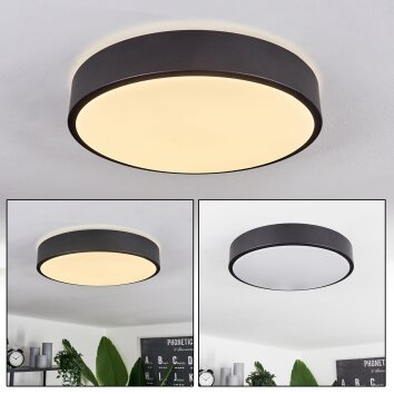 Samaira Ceiling Light LED black, 1-light source