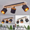 Alsen Ceiling Light Light wood, black, 3-light sources