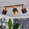 Alsen Ceiling Light Light wood, black, 3-light sources