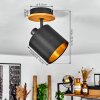 Alsen Ceiling Light Ecru, black, 1-light source