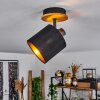Alsen Ceiling Light Ecru, black, 1-light source