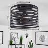 Bust Ceiling Light black, 1-light source