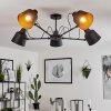 Gaudent Ceiling Light black, 5-light sources