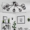 Remaisnil Ceiling Light black, 8-light sources