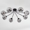 Remaisnil Ceiling Light black, 8-light sources
