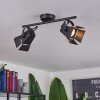 Isanay Ceiling Light black, 2-light sources