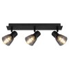 Globo CLAUDE Ceiling Light black, 3-light sources