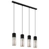 Globo ANNIKA Pendant Light black, 4-light sources