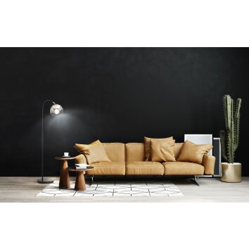 Fischer & Honsel Amos Floor Lamp black, 1-light source