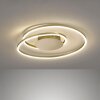 Fischer & Honsel Holy Ceiling Light LED brass, 1-light source, Remote control