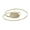 Fischer & Honsel Holy Ceiling Light LED brass, 1-light source, Remote control