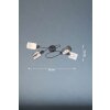Fischer & Honsel Iska Ceiling Light black, 4-light sources