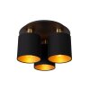 Lucide FUDRAL Ceiling Light gold, brass, black, 3-light sources
