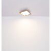 Globo CINDERELLA Ceiling Light LED Wood like finish, white, 1-light source