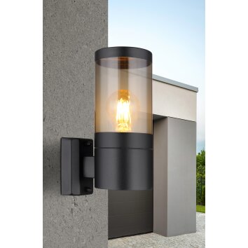 Globo XELOO Outdoor Wall Light black, 1-light source