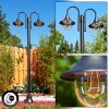 Wissembourg Lamp Post black, 2-light sources