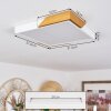 Pontchardon Ceiling Light LED Ecru, white, 1-light source
