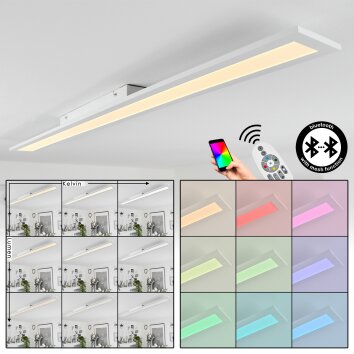 Voisines Ceiling Light LED white, 1-light source, Remote control, Colour changer