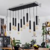 Wheelwright Pendant Light matt nickel, black, 10-light sources
