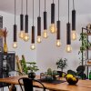 Wheelwright Pendant Light matt nickel, black, 10-light sources