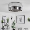 Belleguette Ceiling Light silver, 5-light sources