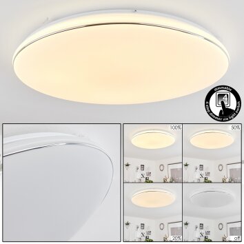 Remenoville Ceiling Light LED chrome, white, 1-light source