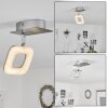 Villenauxe Ceiling Light LED chrome, matt nickel, 1-light source