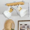 Orny Ceiling Light Ecru, white, 2-light sources