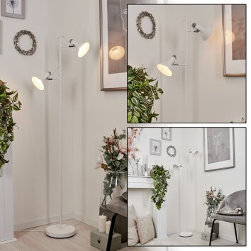Vouzy Floor Lamp white, 2-light sources