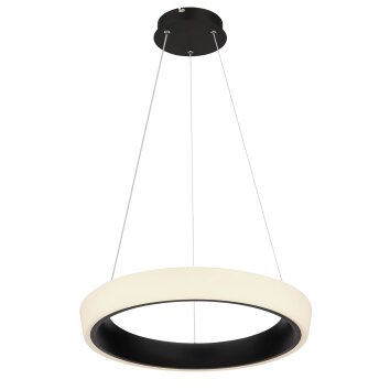 Globo TABANO Pendant Light LED black, 1-light source, Remote control