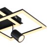 Globo DANNY Ceiling Light LED black, white, 3-light sources