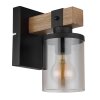 Globo LILA Wall Light brown, black, 1-light source