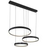 Globo HALLI Pendant Light LED black, 1-light source, Remote control