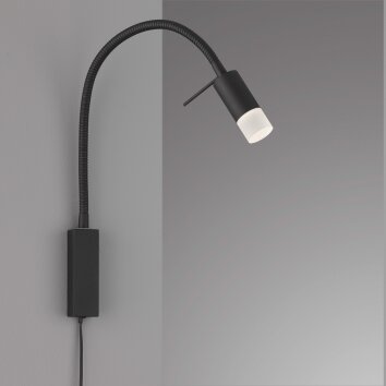 Fischer & Honsel Seng Wall Light LED black, 1-light source