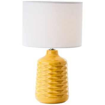 Brilliant Ilysa Table lamp yellow, 1-light source