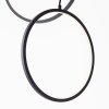 Brilliant Chaumont Pendant Light LED black, 3-light sources