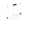Trio Grant Pendant Light LED aluminium, 1-light source