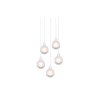 Trio Mela Pendant Light white, 5-light sources