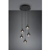 Trio Mela Pendant Light black, 5-light sources