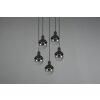 Trio Mela Pendant Light black, 5-light sources